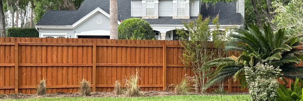 Fence and Deck Painting in Tampa Bay